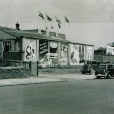 CVA, shabby advertising hoardings, Portland Road c. 1953 | From the private collection of Peter Groves