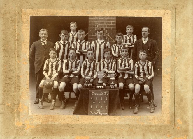 Connaught Road School Football team 1908-09 | From the private collection of Paul Lucas