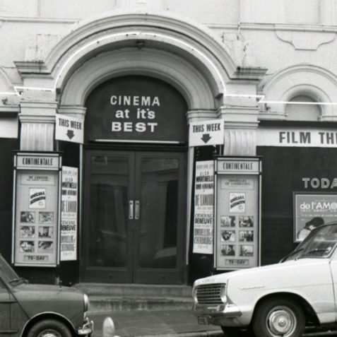 The facade of the cinema circa 1966 | Photo by Rosalind Merriman