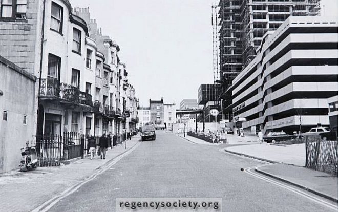Cannon Place photographed in 1966. | Image reproduced with kind permission of The Regency Society and The James Gray Collection