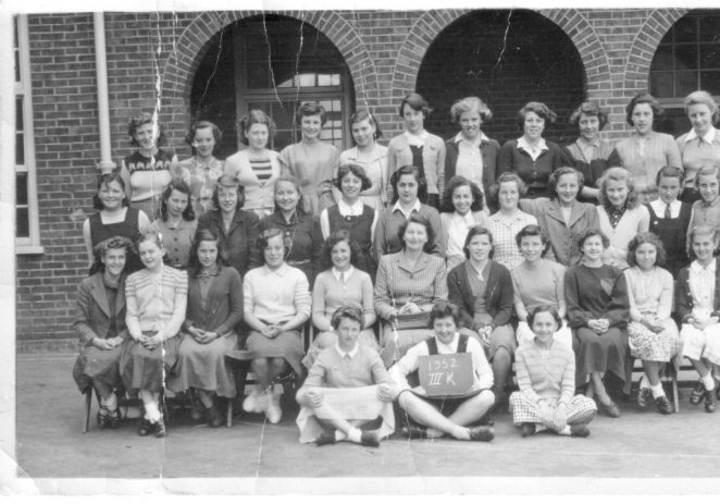 Class of 1952: click on image to open larger version in a new window | From the private collection of  Ivy Dykstra (nee Hemsley)