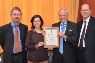 Representatives of the Clocktower Sanctuary and David Allam, High Sheriff of East Sussex | Photo by Tony Mould