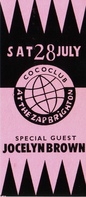 Coco Club flyer, 1990 | Image from the Zap archive