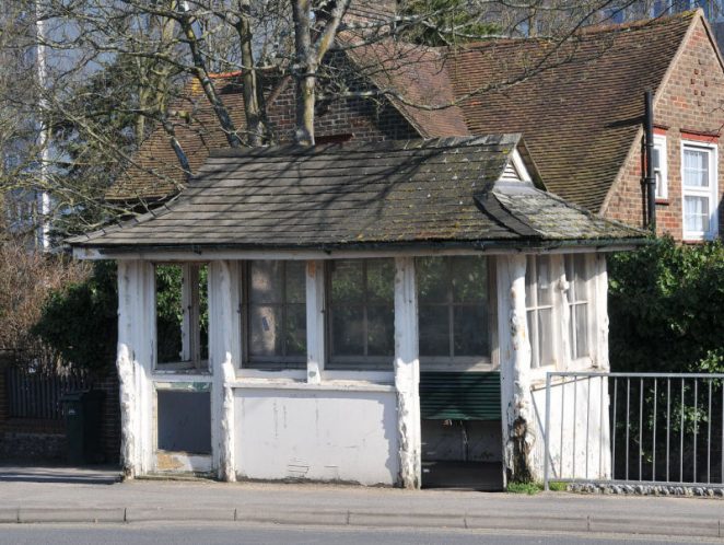 Tram shelter in Ditchling Road | Photo by Tony Mould
