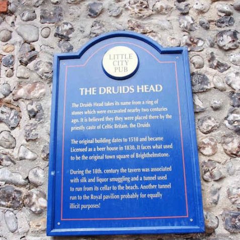 Druid's Head pub sign | Photo by Tony Mould