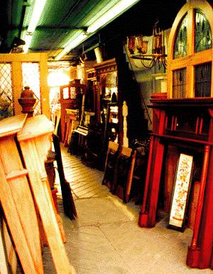 A shop retailing architectural salvage A shop retailing architectural salvage