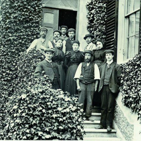 Some of the Preston Manor staff | Reproduced with permission from the Royal Pavilion & Museums, Brighton & Hove