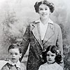 Showing Ethel Whitehouse and her children