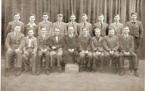 Photograph of prefects 1949