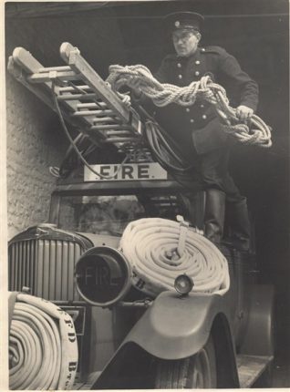 Fireman George in the National Fire Service | From the private collection of Georgie Hole