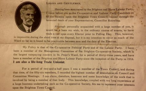 Brighton Town Council Bye-Election, 1935
