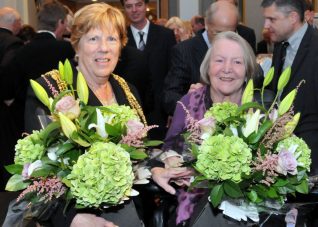 The Mayor of Brighton and Hove, Councillor Ann Norman and Lady Tebbit | Photo by Tony Mould