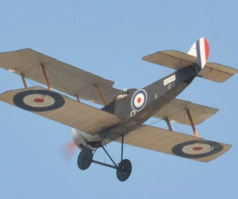 As the last post sounded there was a fly past by replica WWI aircraft | Photo by Tony Mould