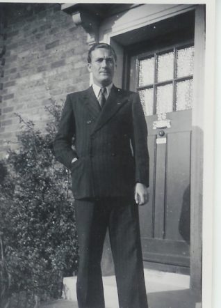 Harry Page in his demob suit | From the private collection of Vernon Page