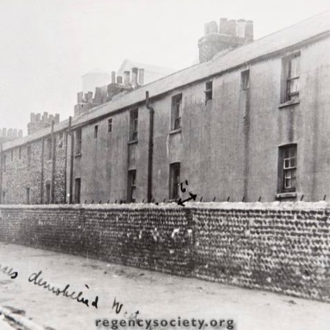 The backs of the south side of Hereford Street | Reproduced with kind permission of The Regency Society