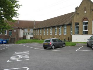 Part of the Junior School as seen from the old school path area.   Now the Learning Development Centre. | Photo by Ron Spicer