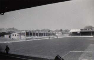 Image 4: Old West Stand c.1954 | From the private collection of Peter Groves