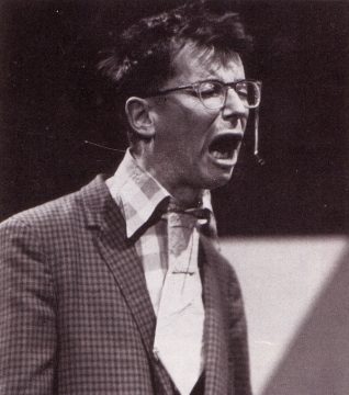 John Hegley, 1988 | Image from the Zap archive