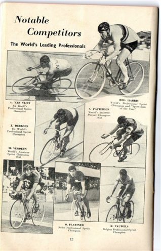 Famous cyclists: click on image to open a large image in a new window | From the private collection of Mick Deacon