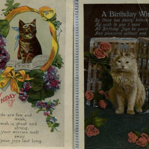 1920s Birthday Postcards | From the private collection of Dennis Parrett