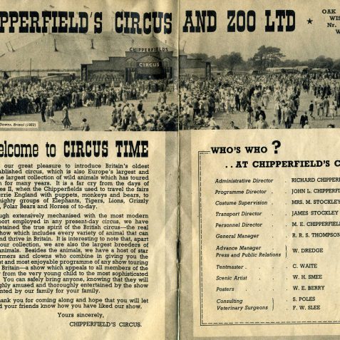 Chipperfields Circus | From the private collection of Dennis Parrett