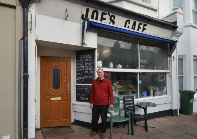 Brian, proprietor of Joe's Cafe in 2013 | Photo by Tony Mould