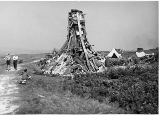 Jubilee bonfire beacon - The Silver Jubilee of King George V and Queen Mary 1935 | HPGC Archive