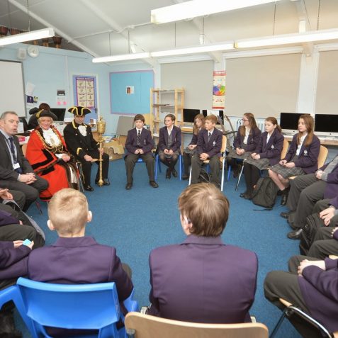 Mayor's visit to King's School | Photo by Tony Mould