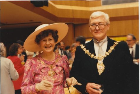 Photo of the Mayor of Hove James Michael Buttimer and Mayoress Audrey Buttimer