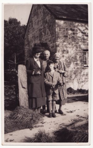 Photograph of group including Muriel Jervis.