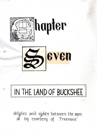 Title page for Chapter 7 of memoir by Ralph Watts: 'In the Land of Buckshee' | Contributed to Letter in the Attic by Ralph Watts