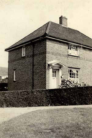 House in Lintott Avenue in Whitehawk | Photo from private collection of Ken Powell