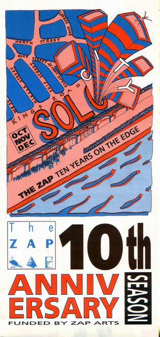 Zap tenth anniversary programme | Image from the Zap archive