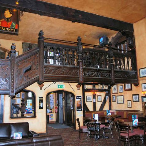 Interior of the King and Queen