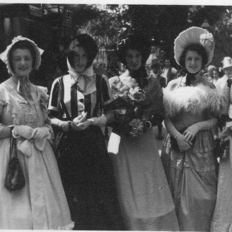 Ursula Purnell Audrey Cruickshank Doris Bramwell Audrey Corber Helen Rossetti | From the private collection of Keith Rossetti