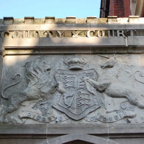Detail on the former County Court building in Church Street | Photo by Tony Mould