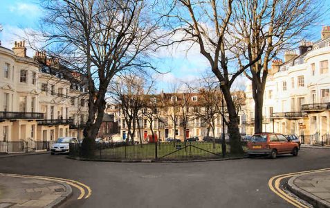 Powis Square to Upper North Street