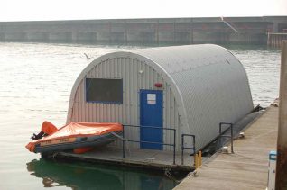 The inflatable inshore rescue boat | Photo by Tony Mould