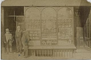 Edward Martin's silversmith's shop 6, Bartholomews, undated | From the Dubois family collection