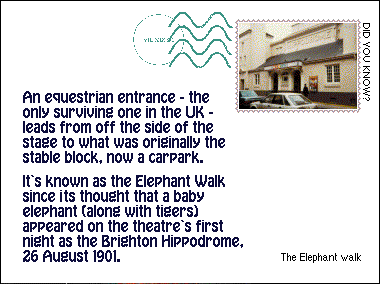 Did you know? - an equestrian entrance