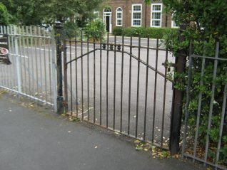 The girls entrance before the new hall was built | Paul Clarkson