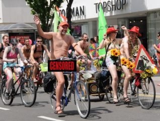 World Naked Bike Ride | Photo by Tony Mould