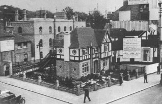 This house was built in North Street at the corner of Princes Place to promote the new estate at Withdean. | From James S Gray: Brighton Between the Wars