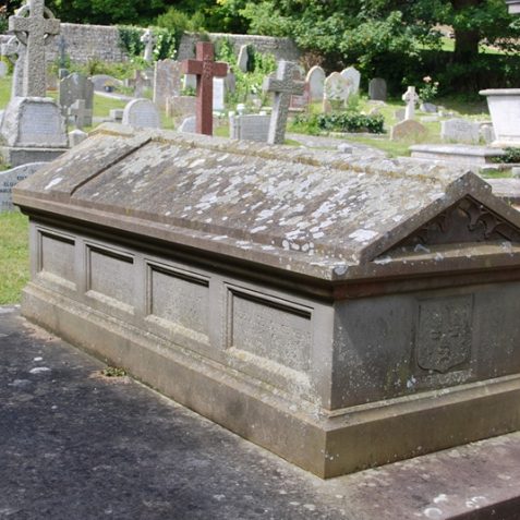 The Kemp family tomb in St. Wulfran's graveyard | Photo by Tony Mould