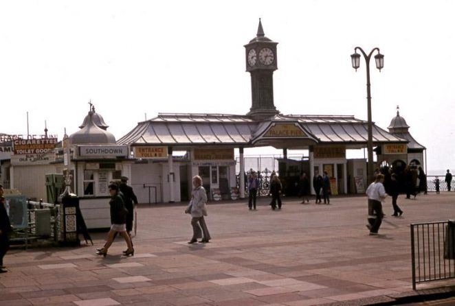 The pier-head in the early 1970s showing the entrance fee of 6d. | Donated to the site by John Lamper