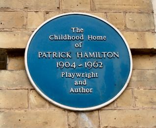 Patrick Hamilton Blue Plaque | Photo by Tony Mould