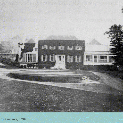 Image of Preston Manor,front entrance, 1905