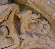 Close-up of one of the dragon carvings on the drinking fountain | Images reproduced with kind permission from Brighton and Hove in Pictures by Brighton and Hove City Council