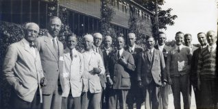 1928 The Committee in front of the Clubhouse