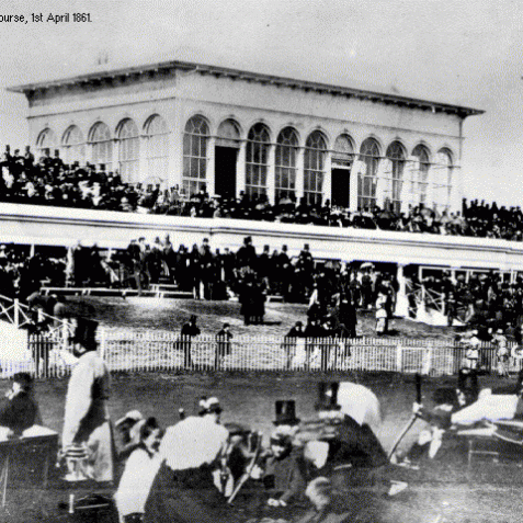 Brighton Racecource, 1st April 1861. | From a private collection